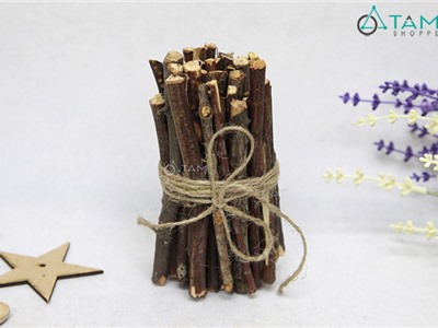 Que củi khô trang trí dài 13-15cm bó 200gr